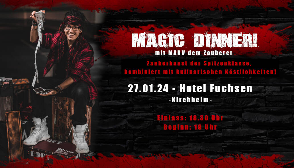 Magic Dinner Am 27.01.24 Im Fuchsen Hotel In Kirchheim Quer